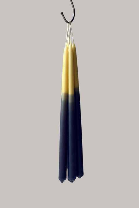 INDIGO Light & Dark — Slim Tapered Candle Bouquet
