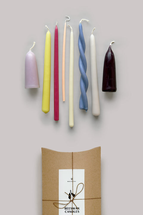 Lucky Dip Beeswax Candles