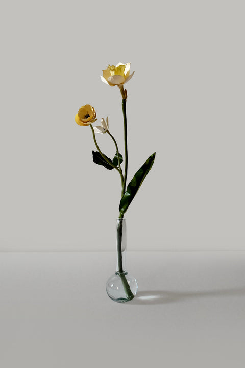 Wax Paper Flower — ‘Narcissus Jeune'