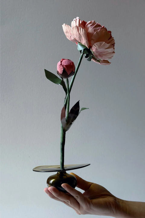 Wax Paper Flower — Chinese Peony ‘Grandiflora’