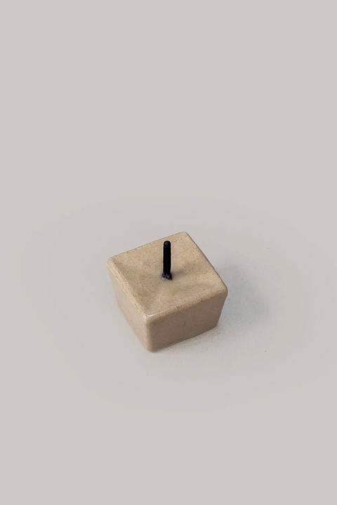 Square Ceramic Candle Spike