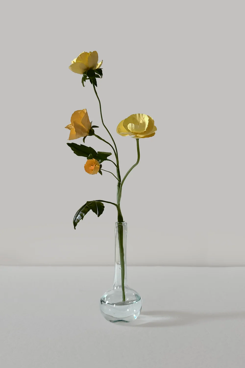 Wax Paper Flower — ‘Flora Vernalis Jaune'