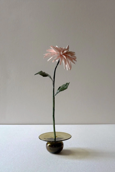 Wax Paper Flower — Chrysanthemum ‘Pink Blossom’