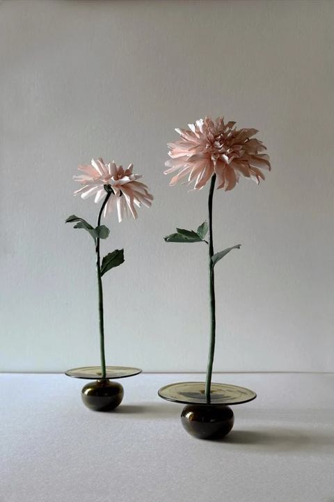 Wax Paper Flower — Chrysanthemum ‘Pink Blossom’
